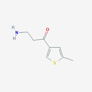 3-Amino-1-(5-methylthiophen-3-yl)propan-1-one