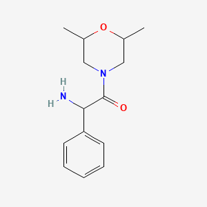 2-Amino-1-(2,6-dimethylmorpholin-4-yl)-2-phenylethan-1-one