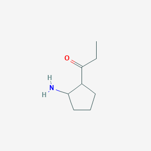 1-(2-Aminocyclopentyl)propan-1-one