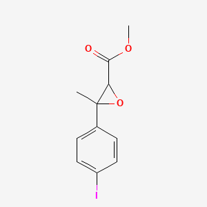 molecular formula C11H11IO3 B13165486 Methyl 3-(4-iodophenyl)-3-methyloxirane-2-carboxylate 