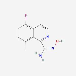 (E)-5-Fluoro-N'-hydroxy-8-methylisoquinoline-1-carboximidamide