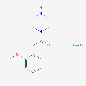 2-(2-Methoxyphenyl)-1-(piperazin-1-yl)ethan-1-one hydrochloride