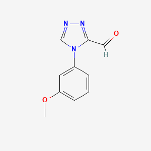 4-(3-Methoxyphenyl)-4H-1,2,4-triazole-3-carbaldehyde