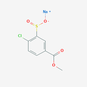 Sodium 2-chloro-5-(methoxycarbonyl)benzene-1-sulfinate