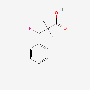 3-Fluoro-2,2-dimethyl-3-(4-methylphenyl)propanoic acid