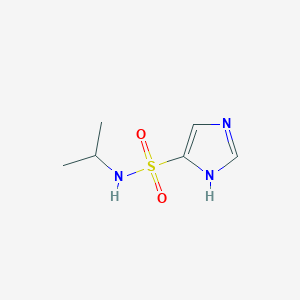 molecular formula C6H11N3O2S B13165648 N-(propan-2-yl)-1H-imidazole-4-sulfonamide 