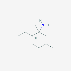 1,5-Dimethyl-2-(propan-2-yl)cyclohexan-1-amine