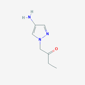 1-(4-Amino-1H-pyrazol-1-YL)butan-2-one