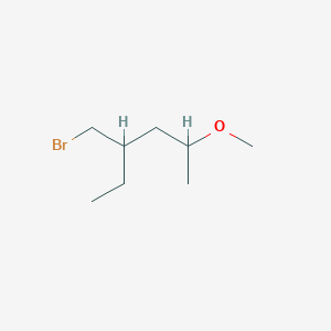 4-(Bromomethyl)-2-methoxyhexane