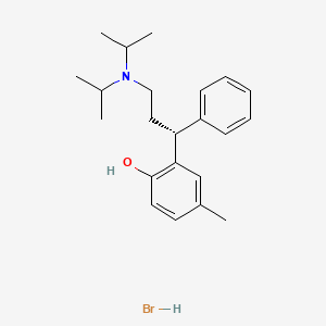 B1316576 (R)-2-(3-(Diisopropylamino)-1-phenylpropyl)-4-methylphenol hydrobromide CAS No. 837376-36-0