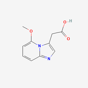 2-{5-Methoxyimidazo[1,2-a]pyridin-3-yl}acetic acid