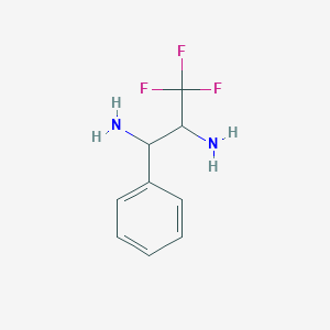 3,3,3-Trifluoro-1-phenylpropane-1,2-diamine