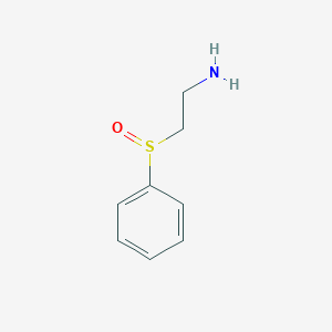 2-(Benzenesulfinyl)ethan-1-amine