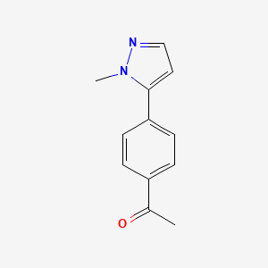 1-[4-(1-Methyl-1H-pyrazol-5-yl)phenyl]ethan-1-one