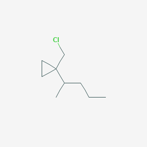 1-(Chloromethyl)-1-(pentan-2-yl)cyclopropane