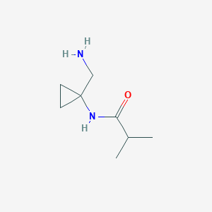 N-[1-(Aminomethyl)cyclopropyl]-2-methylpropanamide