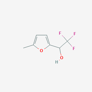 B1316591 2,2,2-Trifluoro-1-(5-methylfuran-2-yl)ethanol CAS No. 862158-19-8