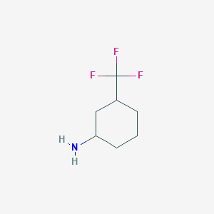 molecular formula C7H12F3N B1316592 3-(三氟甲基)环己胺 CAS No. 23566-61-2