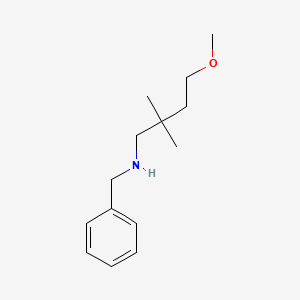 molecular formula C14H23NO B13165927 Benzyl(4-methoxy-2,2-dimethylbutyl)amine 