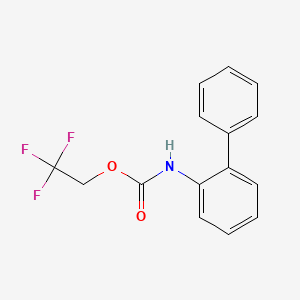 2,2,2-Trifluoroethyl [1,1'-biphenyl]-2-ylcarbamate