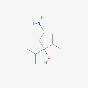 1-Amino-4-methyl-3-(propan-2-yl)pentan-3-ol