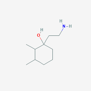 1-(2-Aminoethyl)-2,3-dimethylcyclohexan-1-ol