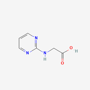 molecular formula C6H7N3O2 B1316612 N-嘧啶-2-基甘氨酸 CAS No. 79858-46-1