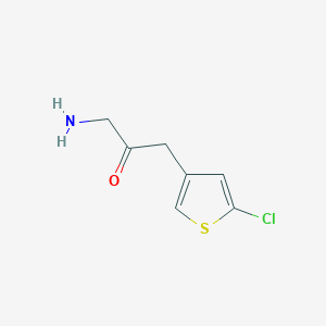 1-Amino-3-(5-chlorothiophen-3-yl)propan-2-one