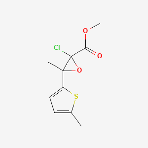 Methyl 2-chloro-3-methyl-3-(5-methylthiophen-2-yl)oxirane-2-carboxylate