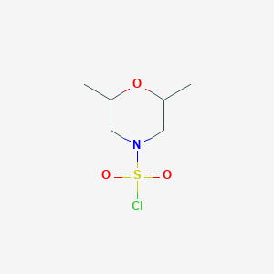 molecular formula C6H12ClNO3S B1316619 2,6-Dimethylmorpholine-4-sulfonyl chloride CAS No. 919026-20-3