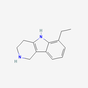 molecular formula C13H16N2 B13166194 6-Ethyl-1H,2H,3H,4H,5H-pyrido[4,3-B]indole 