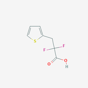 2,2-Difluoro-3-(thiophen-2-yl)propanoic acid