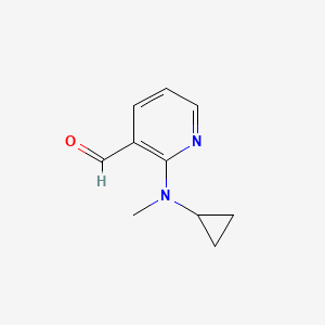 2-[Cyclopropyl(methyl)amino]pyridine-3-carbaldehyde