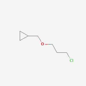 [(3-Chloropropoxy)methyl]cyclopropane