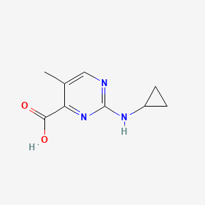 2-(Cyclopropylamino)-5-methylpyrimidine-4-carboxylic acid