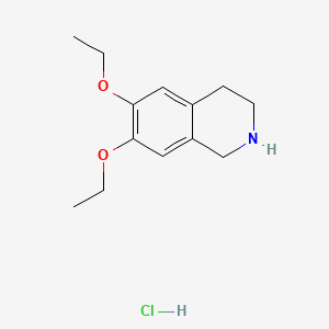 molecular formula C13H20ClNO2 B1316637 6,7-Diethoxy-1,2,3,4-tetrahydroisoquinoline hydrochloride CAS No. 63905-65-7