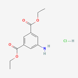 molecular formula C12H16ClNO4 B1316640 5-氨基邻苯二甲酸二乙酯盐酸盐 CAS No. 42122-73-6