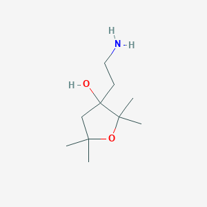 3-(2-Aminoethyl)-2,2,5,5-tetramethyloxolan-3-ol