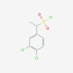 1-(3,4-Dichlorophenyl)ethane-1-sulfonyl chloride