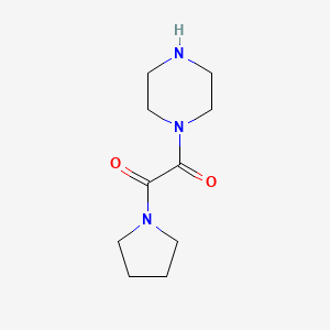 1-(Piperazin-1-yl)-2-(pyrrolidin-1-yl)ethane-1,2-dione