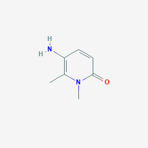 molecular formula C7H10N2O B13166459 5-Amino-1,6-dimethyl-1,2-dihydropyridin-2-one 