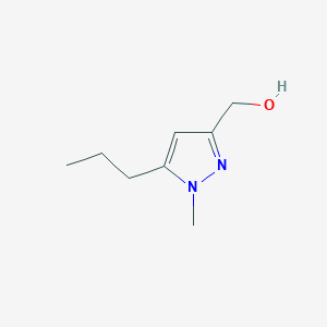 molecular formula C8H14N2O B13166473 (1-Methyl-5-propyl-1h-pyrazol-3-yl)methanol 