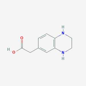 2-(1,2,3,4-Tetrahydroquinoxalin-6-YL)acetic acid