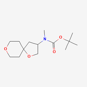 tert-Butyl N-{1,8-dioxaspiro[4.5]decan-3-yl}-N-methylcarbamate