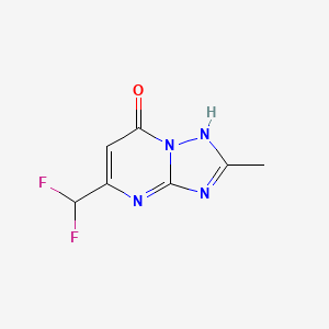 5-(Difluoromethyl)-2-methyl-4H,7H-[1,2,4]triazolo[1,5-a]pyrimidin-7-one