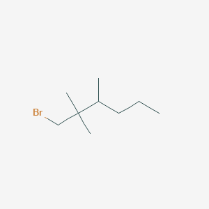 1-Bromo-2,2,3-trimethylhexane