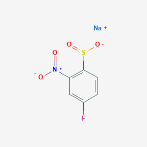 Sodium 4-fluoro-2-nitrobenzene-1-sulfinate