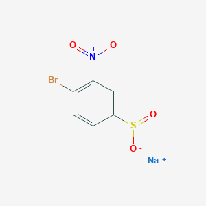 Sodium 4-bromo-3-nitrobenzene-1-sulfinate