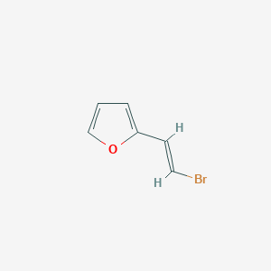 molecular formula C6H5BrO B13166574 2-(2-bromoethenyl)-Furan 