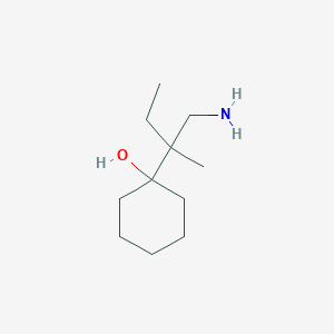 1-(1-Amino-2-methylbutan-2-yl)cyclohexan-1-ol